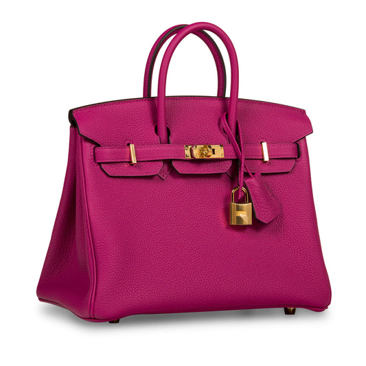 Hermes Birkin 25 - Rose Poupre Togo - GHW