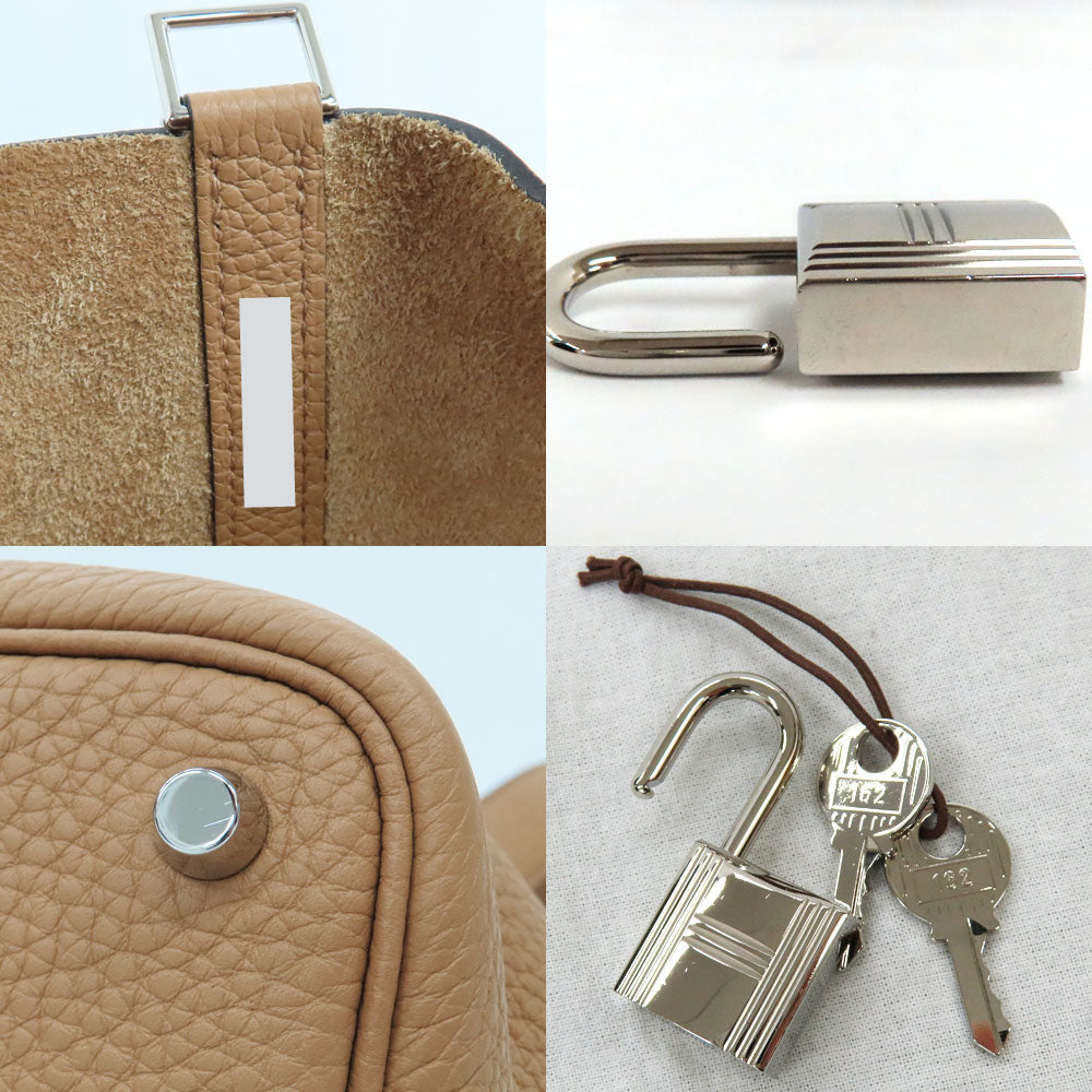 Hermes Picotin Lock PM 18 Chai clamens Silver  U  2022 Manufacturing Handbag  Leather Unisex Artwork  Dutch Quality Woodwear