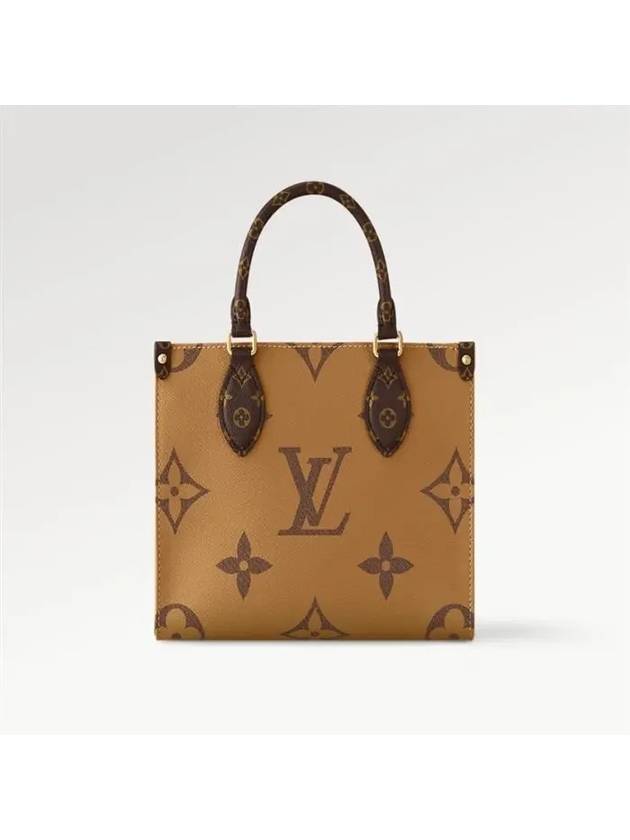 Women's Onthego PM Monogram Tote Bag Brown