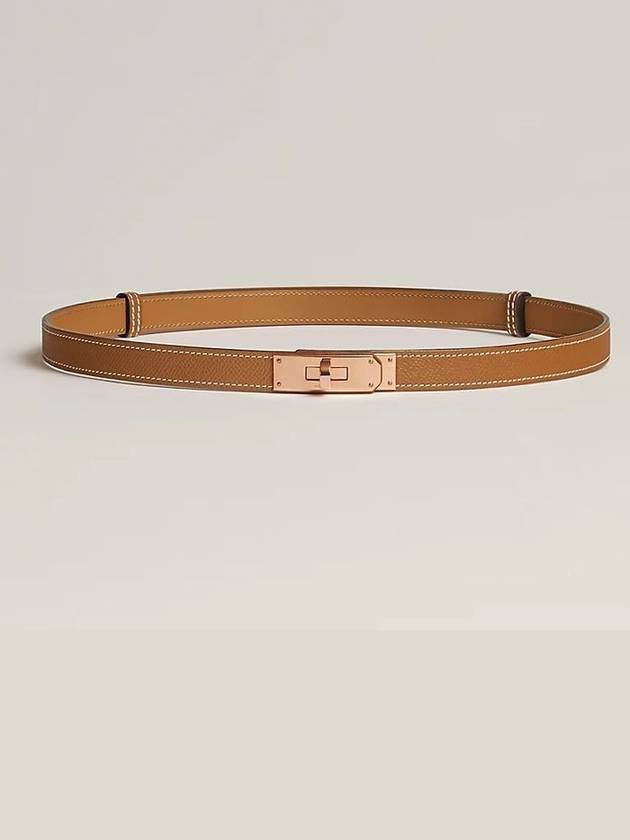 Women's Kelly 18 Rose Gold Belt Gold