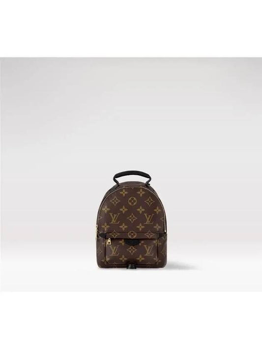 Palm Springs Monogram Mini Backpack Brown