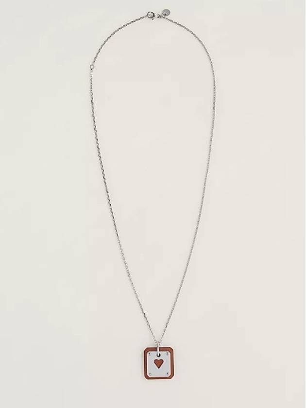 As de Coeur pendant As de Coeur off heart necklace necklace palladium gold H081865CK37