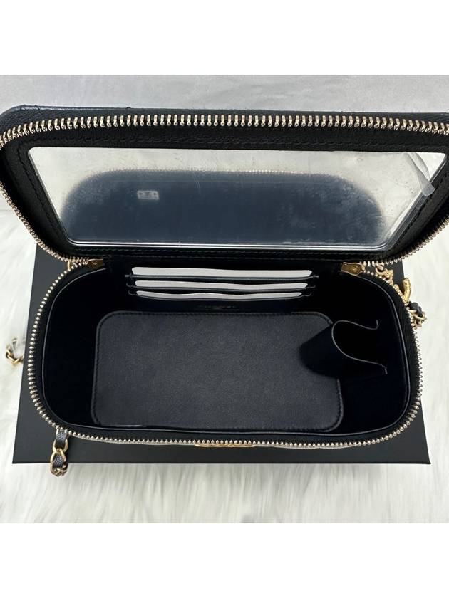 24 Year Mini Bag New Season Vanity Caviar Gold Black