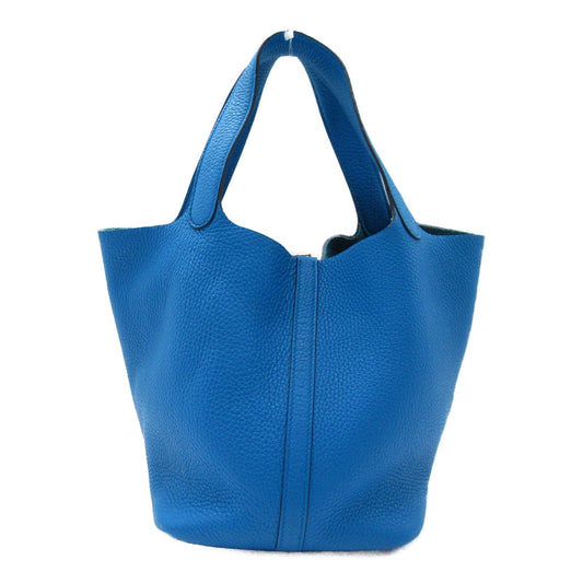 Hermes Picotin Lock MM Blue Paradise Tote Bag