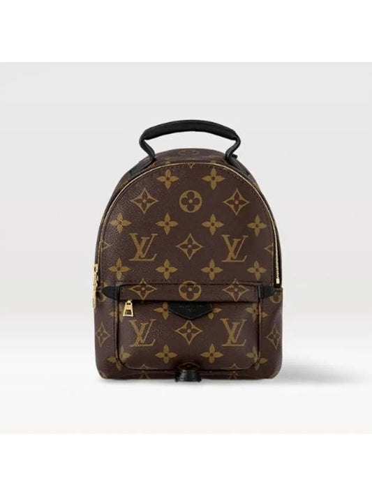 Palm Springs Monogram Mini Backpack Brown