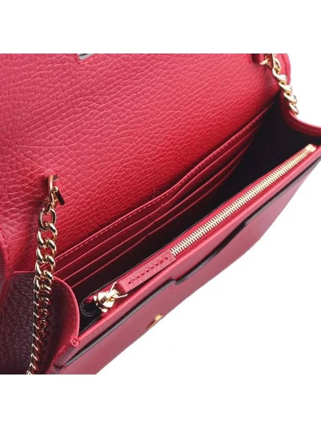 Women's GG Marmont Chain Mini Bag Red