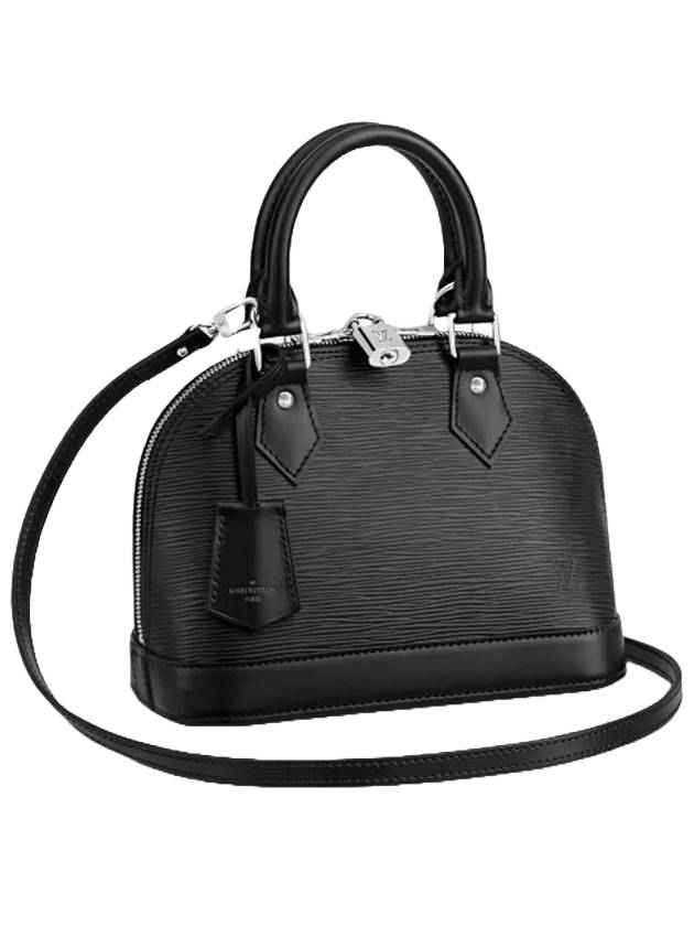 Alma BB Epi Shoulder Bag Black