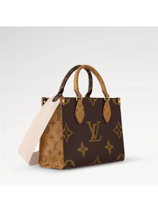 Women's Onthego PM Monogram Tote Bag Brown