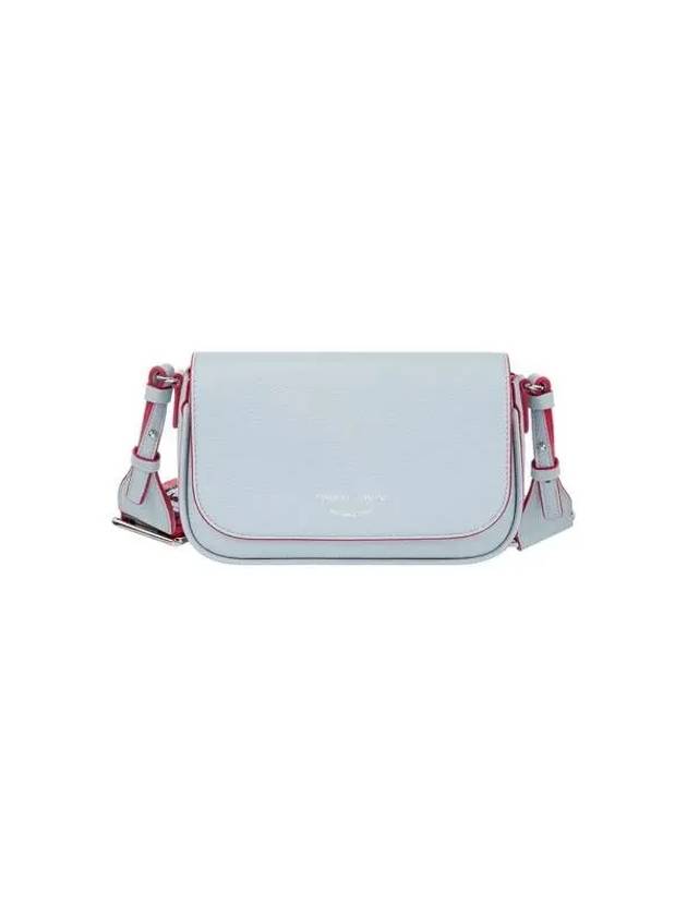 Women s Grainy Flap Mini Bag Light Blue 270881