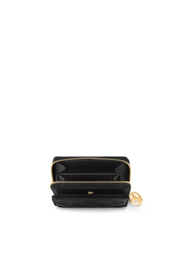 Women's Lou Monogram Lambskin Coin Purse Black