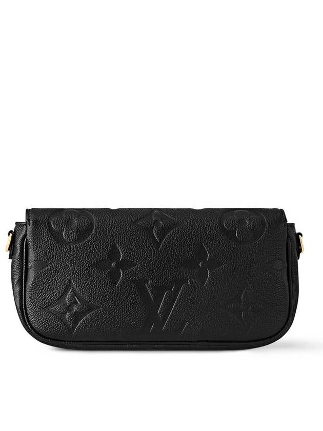 Women's Ivy Monogram Empreinte Chain Long Wallet Black