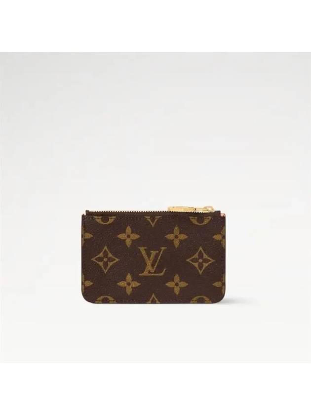 Women s Romi Monogram Card Wallet Apricot