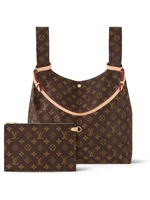 Atlantis GM Monogram Canvas Tote Bag Brown