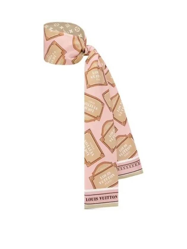 Women's Paname Monopaname Silk Scarf Beige