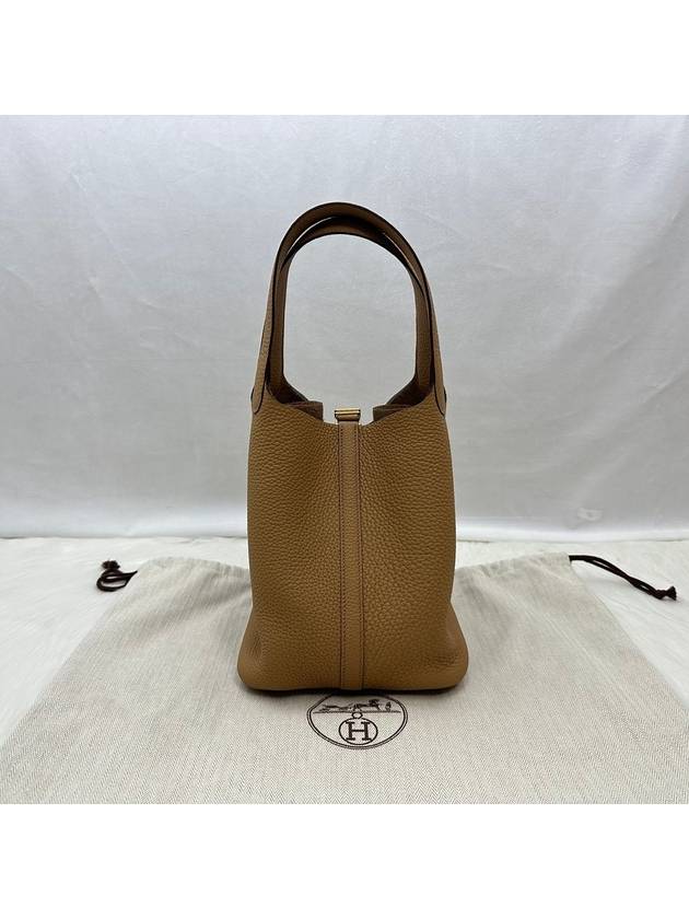 24 Years Women s Picotan 22 Epson Leather Tote Bag Gold Biscuit LUX246281