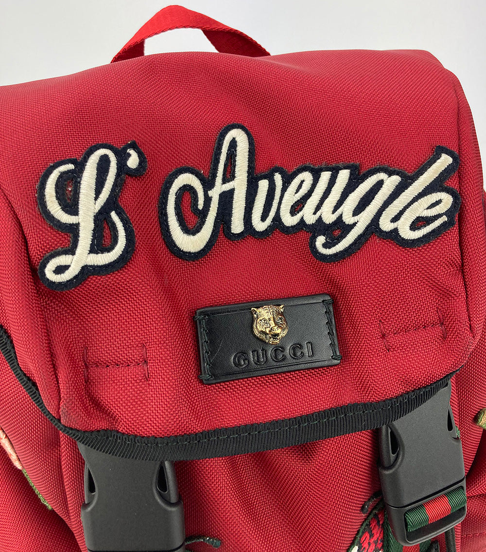 Gucci L'Aveugle Par Amour Techpack Backpack