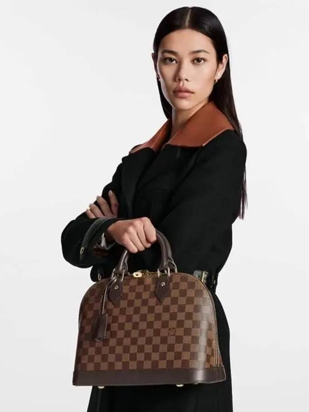 Alma PM Damier Eben Tote Bag