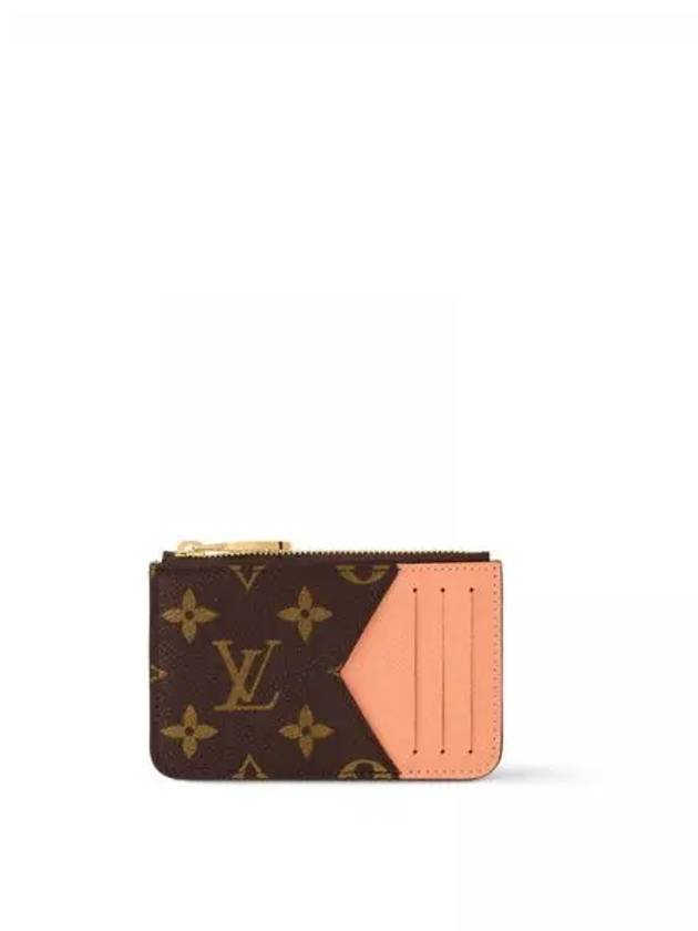 Women s Romi Monogram Card Wallet Apricot