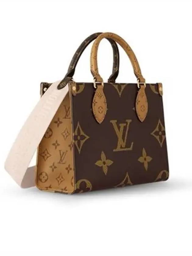 Women's Onthego PM Monogram Tote Bag Brown