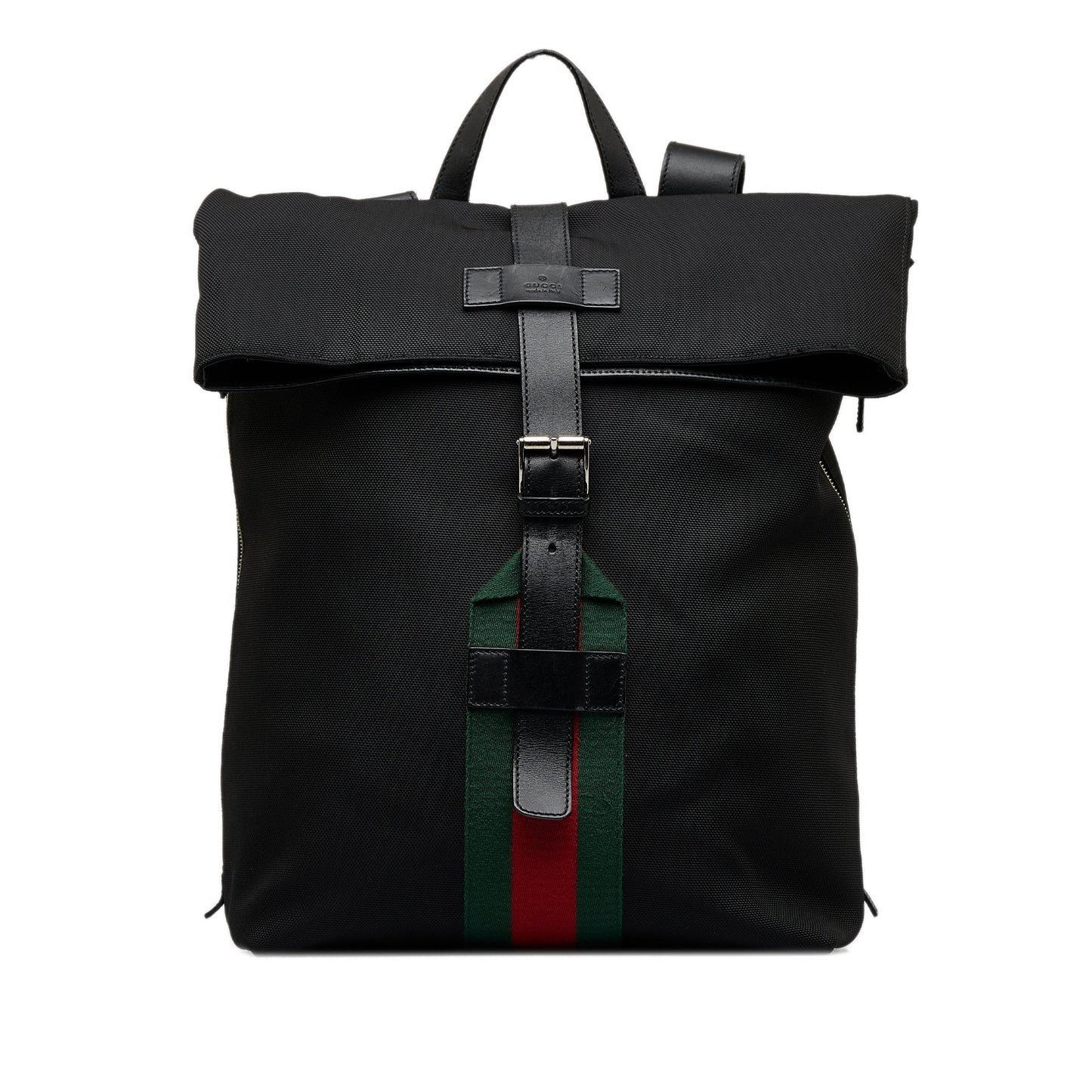 GUCCI Techno Web Fold Over Backpack