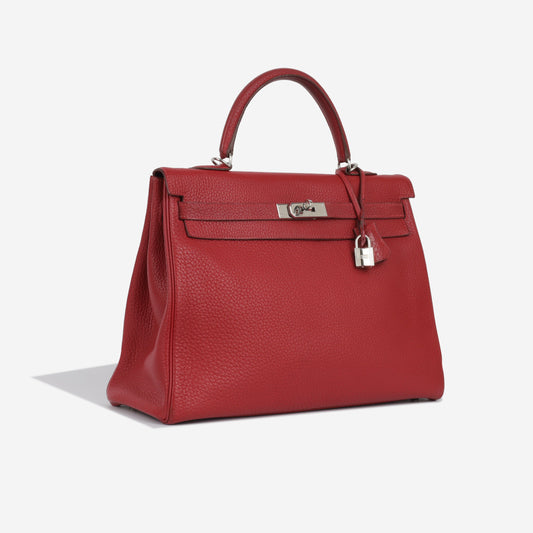 Hermes Kelly 35 - Rouge Grenat