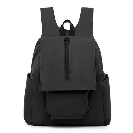 Solid Color Waterproof Backpacks For Female