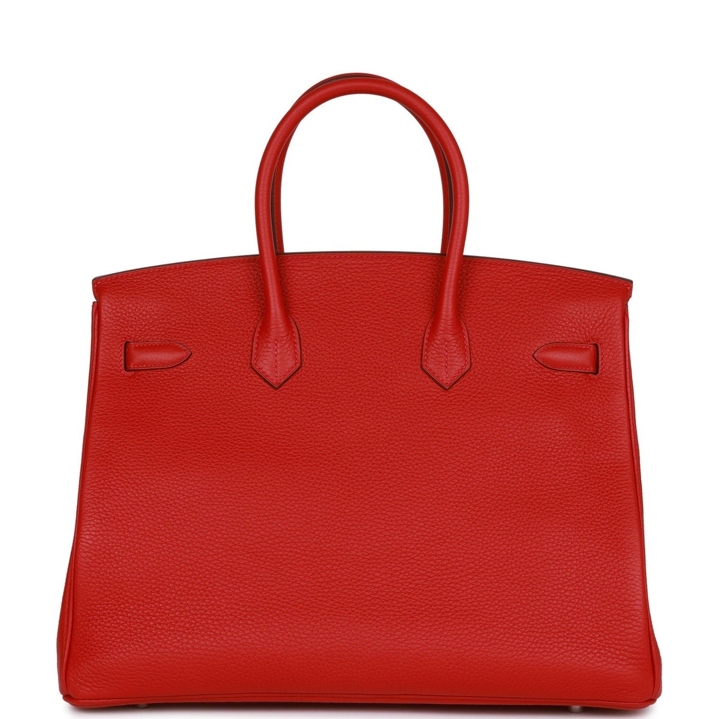 Hermes Birkin 35 Rouge Casaque Clemence Palladium Hardware