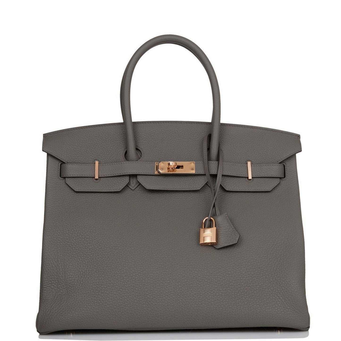 Hermes Birkin 35 Etain Togo Rose Gold Hardware