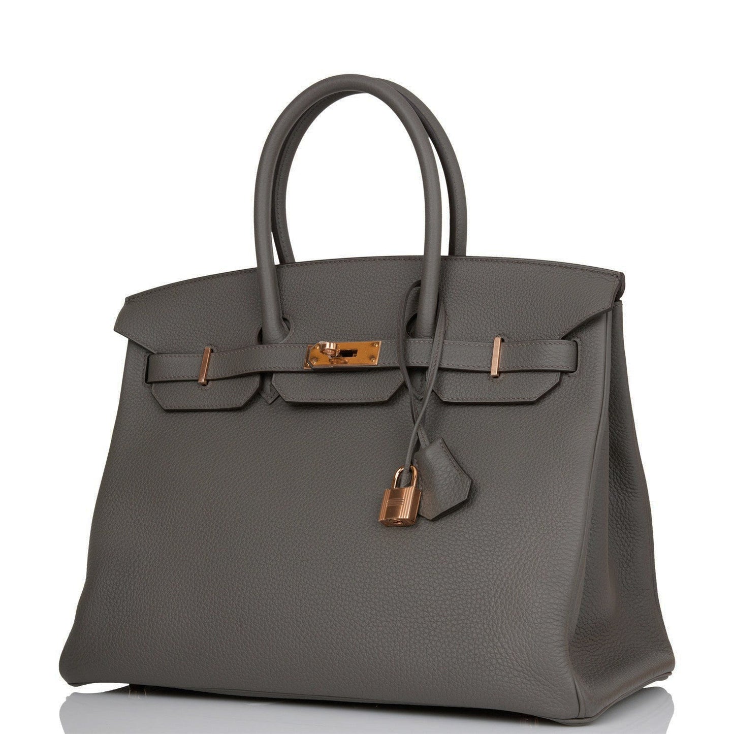 Hermes Birkin 35 Etain Togo Rose Gold Hardware