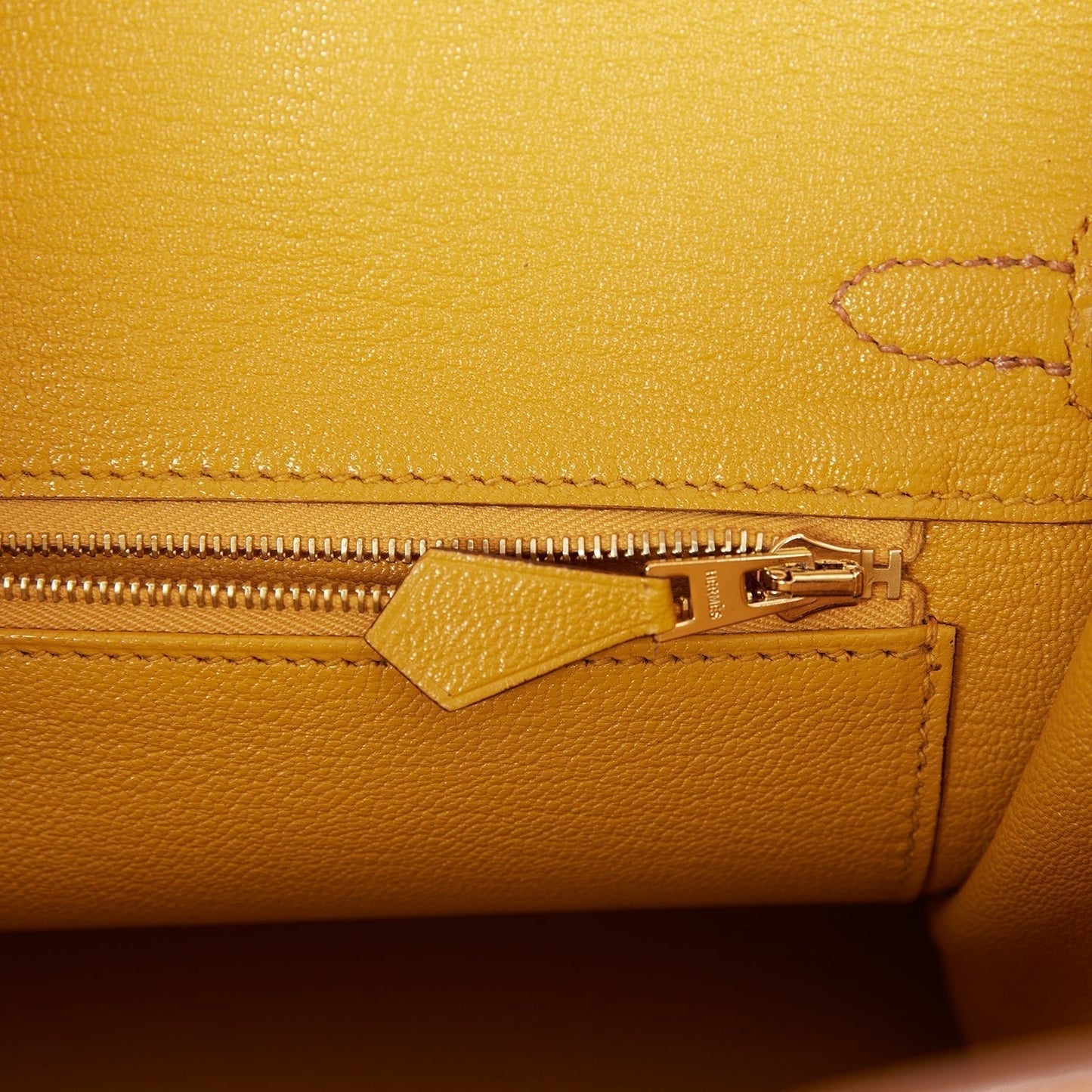 Hermes Special Order (HSS) Birkin 25 Gold and Jaune Ambre Togo Brushed Gold Hardware