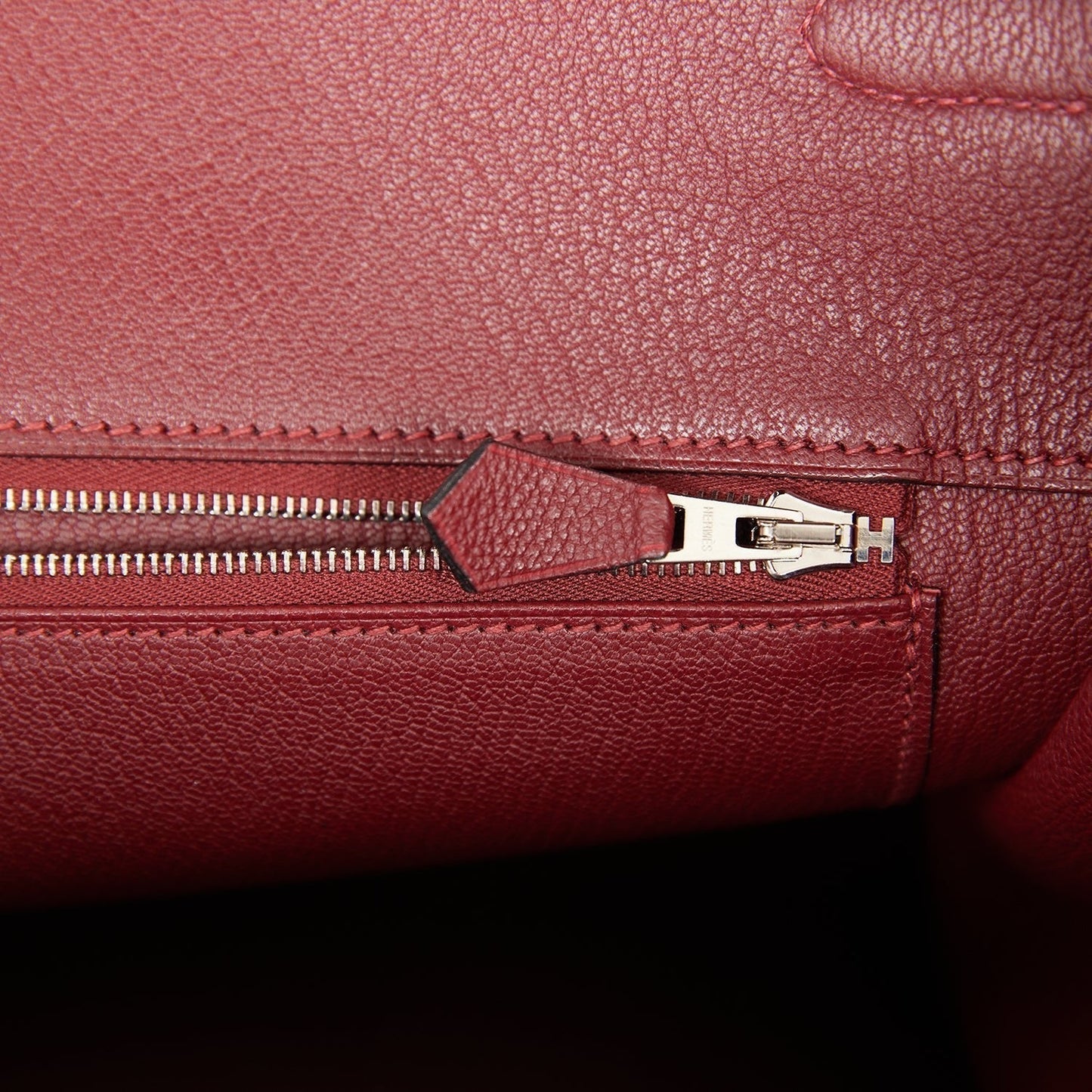 Hermes Birkin 40 Rouge H Togo Palladium Hardware