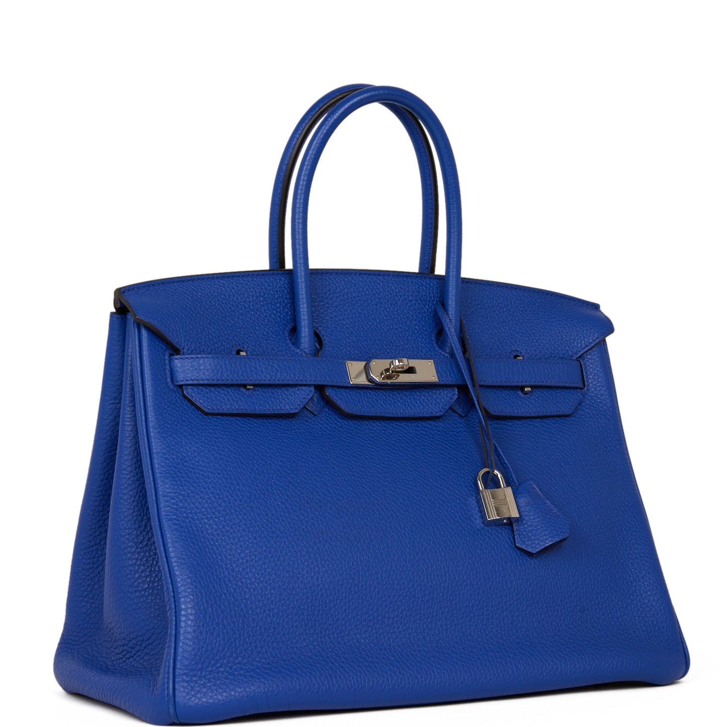 Hermes Birkin 35 Bleu Electric Togo Palladium Hardware