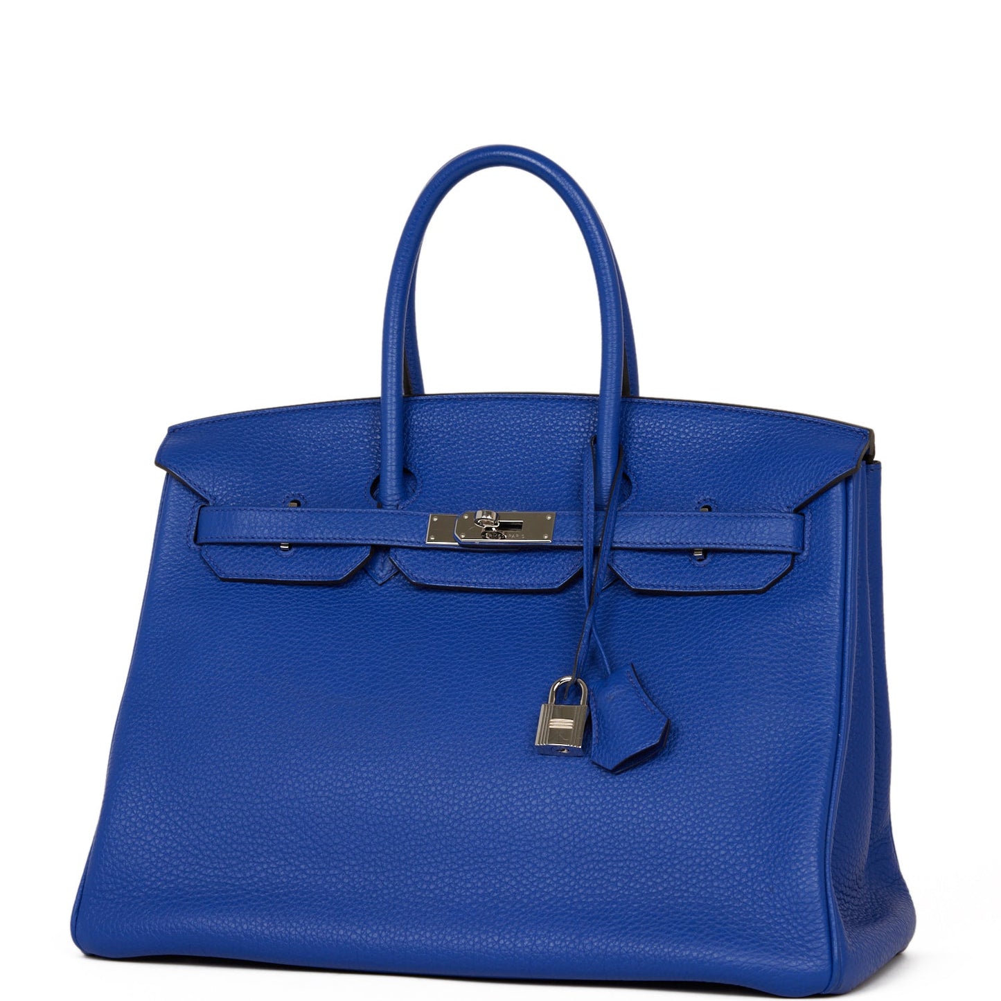 Hermes Birkin 35 Bleu Electric Togo Palladium Hardware