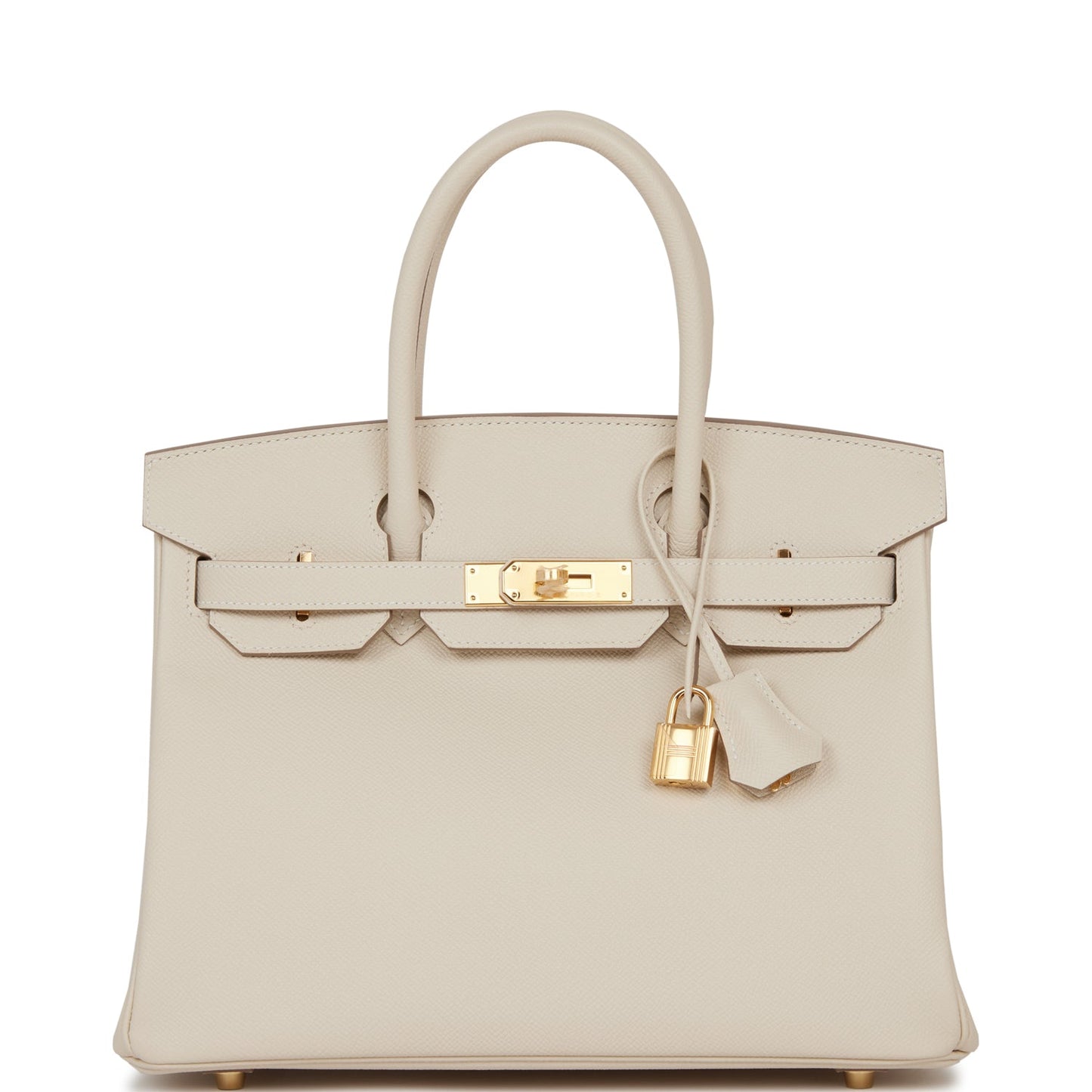 Hermes Birkin 30 Craie Epsom Gold Hardware