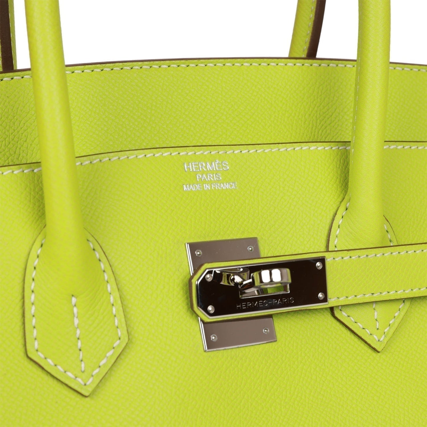 Hermes Birkin 35 Kiwi Candy Epsom Palladium Hardware