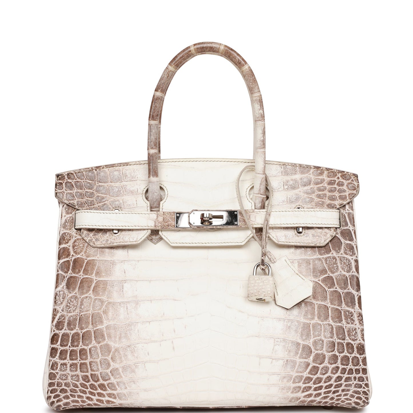 Hermes Birkin 30 Himalaya Niloticus Crocodile Palladium Hardware