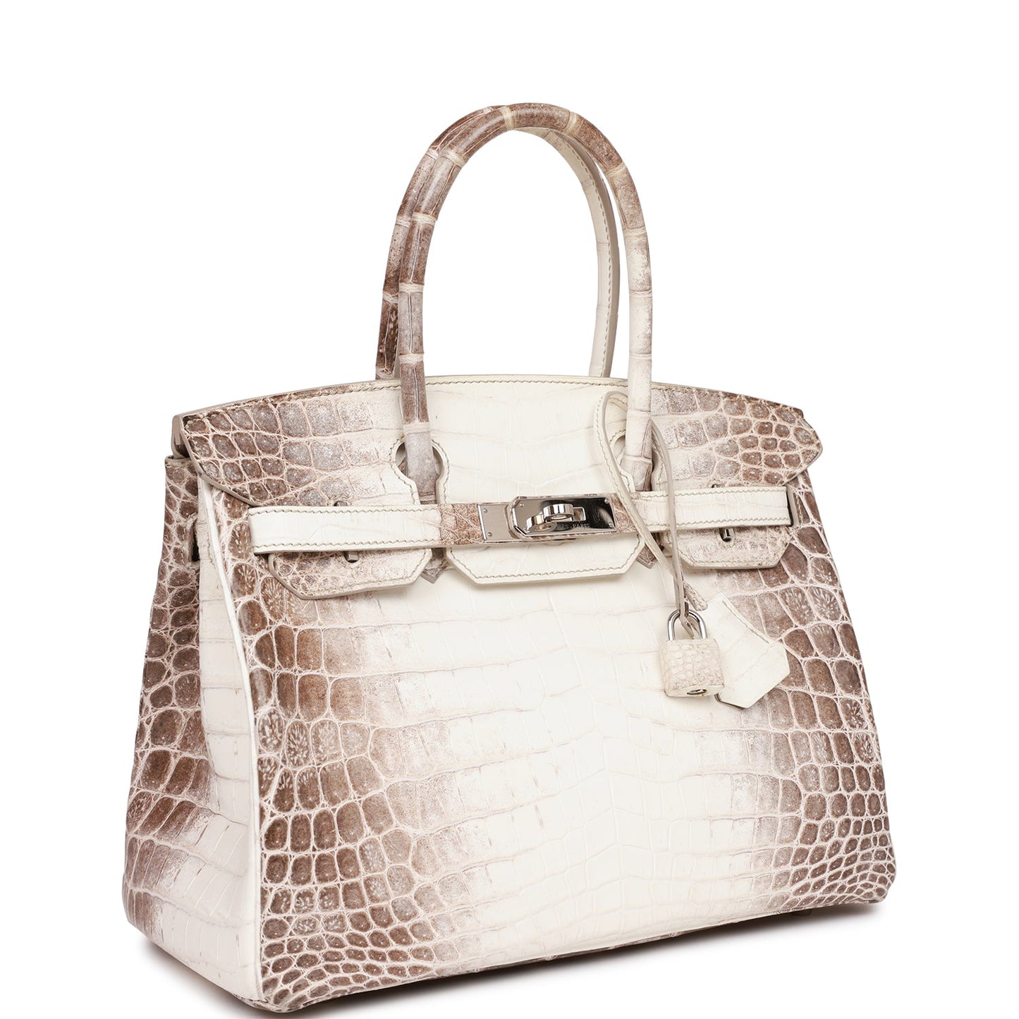 Hermes Birkin 30 Himalaya Niloticus Crocodile Palladium Hardware