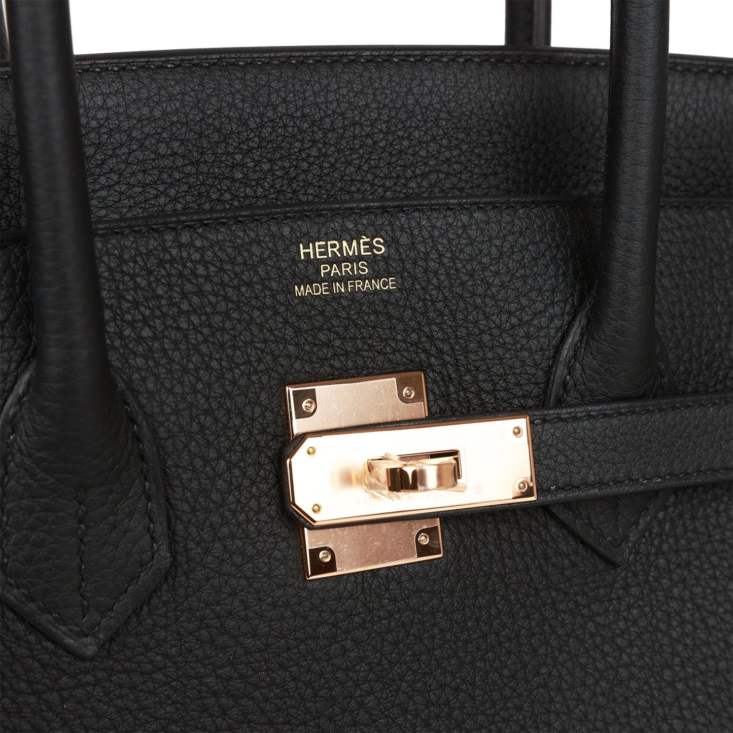 Hermes Birkin 35 Black Togo Rose Gold Hardware