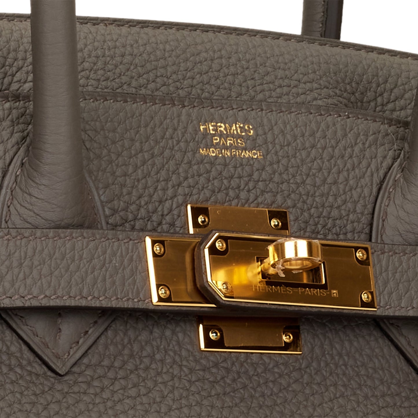 Hermes Birkin 30 Etain Togo Gold Hardware