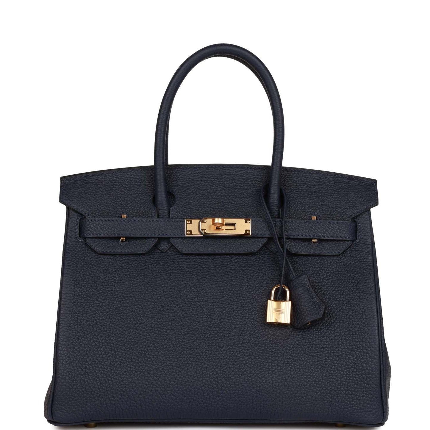 Hermes Birkin 30 Bleu Nuit Togo Gold Hardware