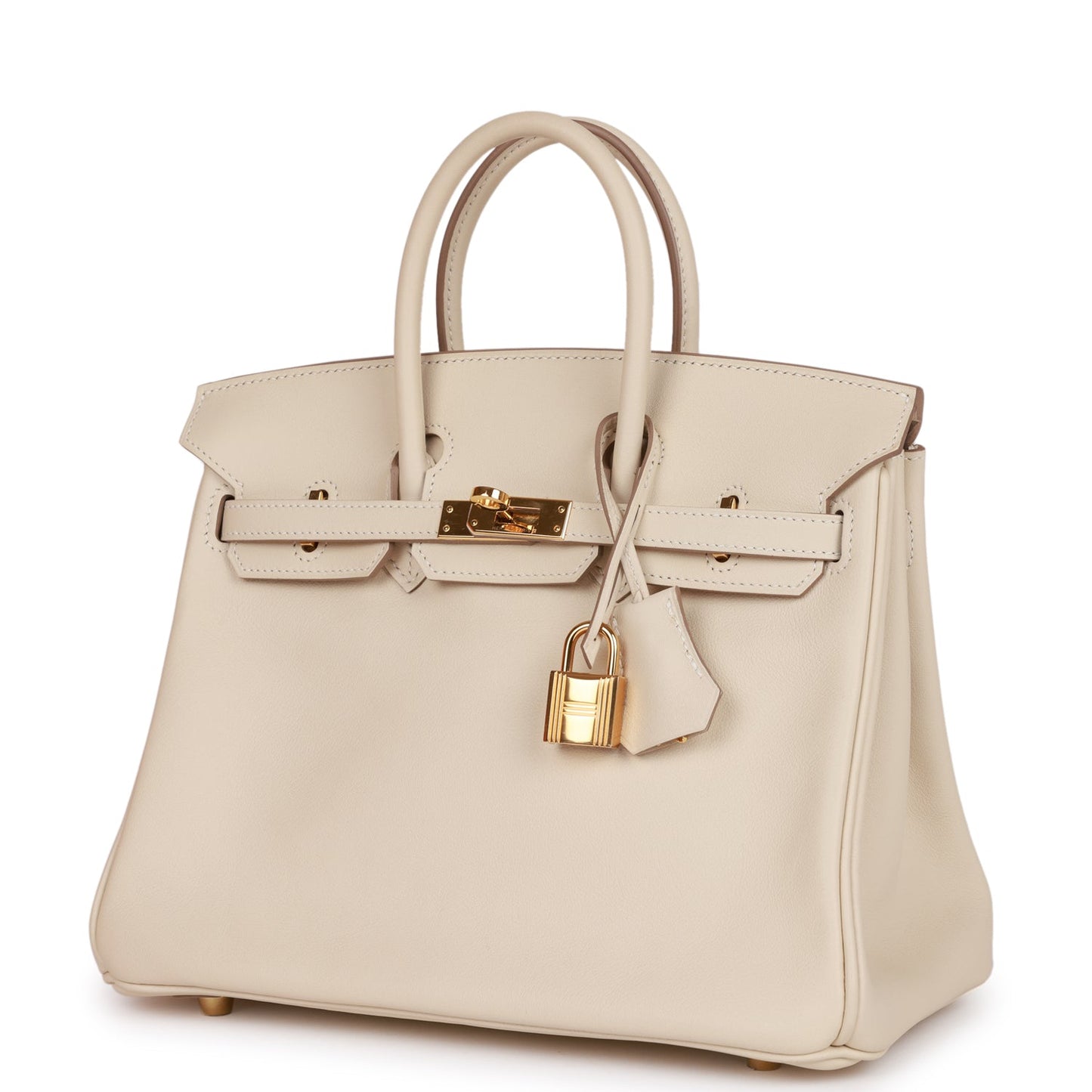 Hermes Birkin 25 Craie Swift Gold Hardware