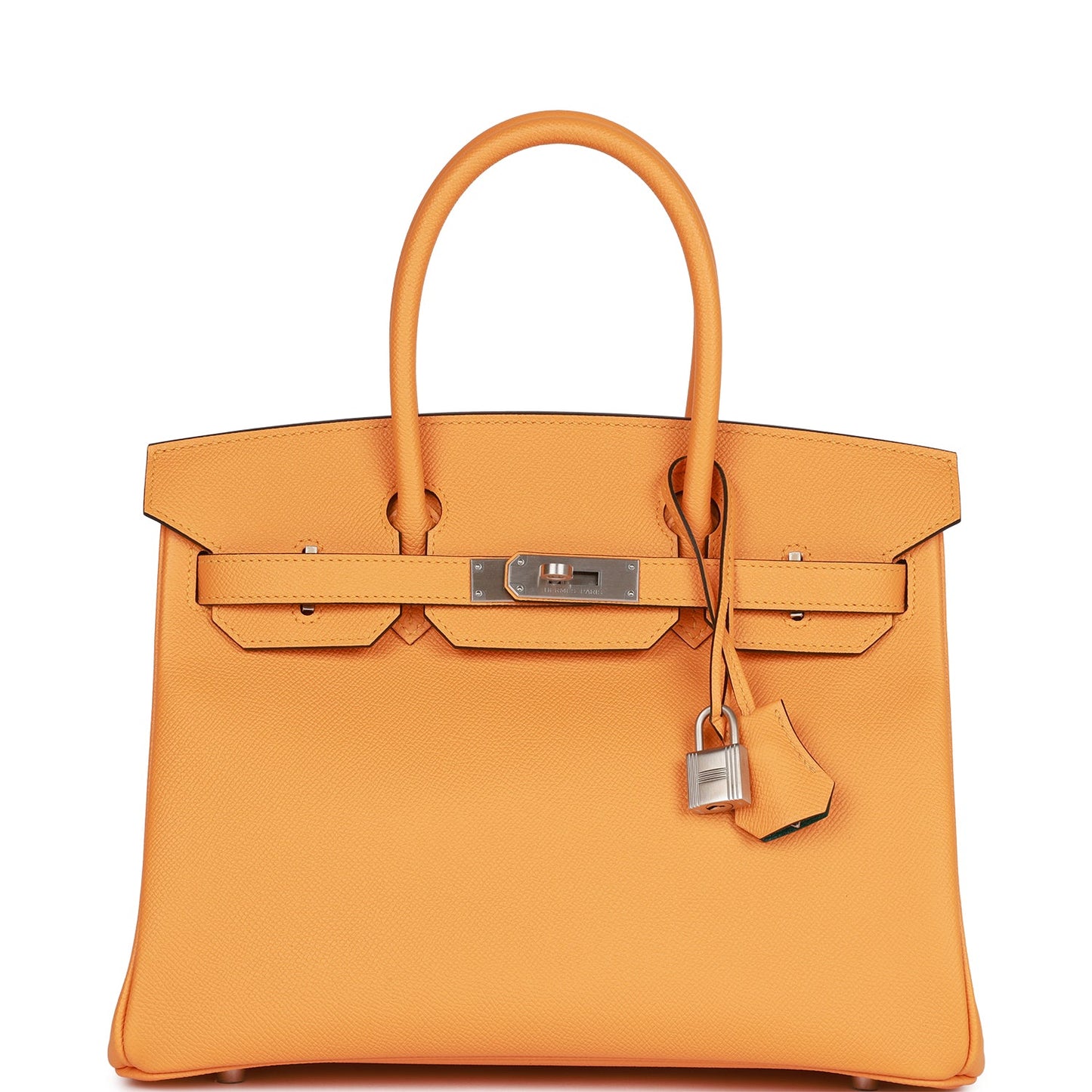 Hermes Special Order (HSS) Birkin 30 Jaune D'Or and Malachite Epsom Brushed Palladium Hardware