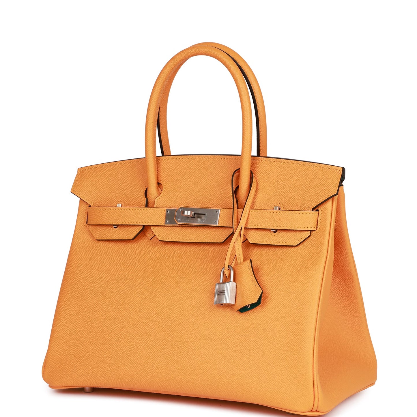 Hermes Special Order (HSS) Birkin 30 Jaune D'Or and Malachite Epsom Brushed Palladium Hardware