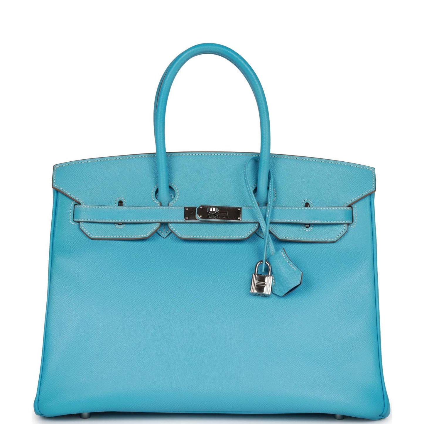 Hermes Birkin 35 Celeste Candy Epsom Palladium Hardware