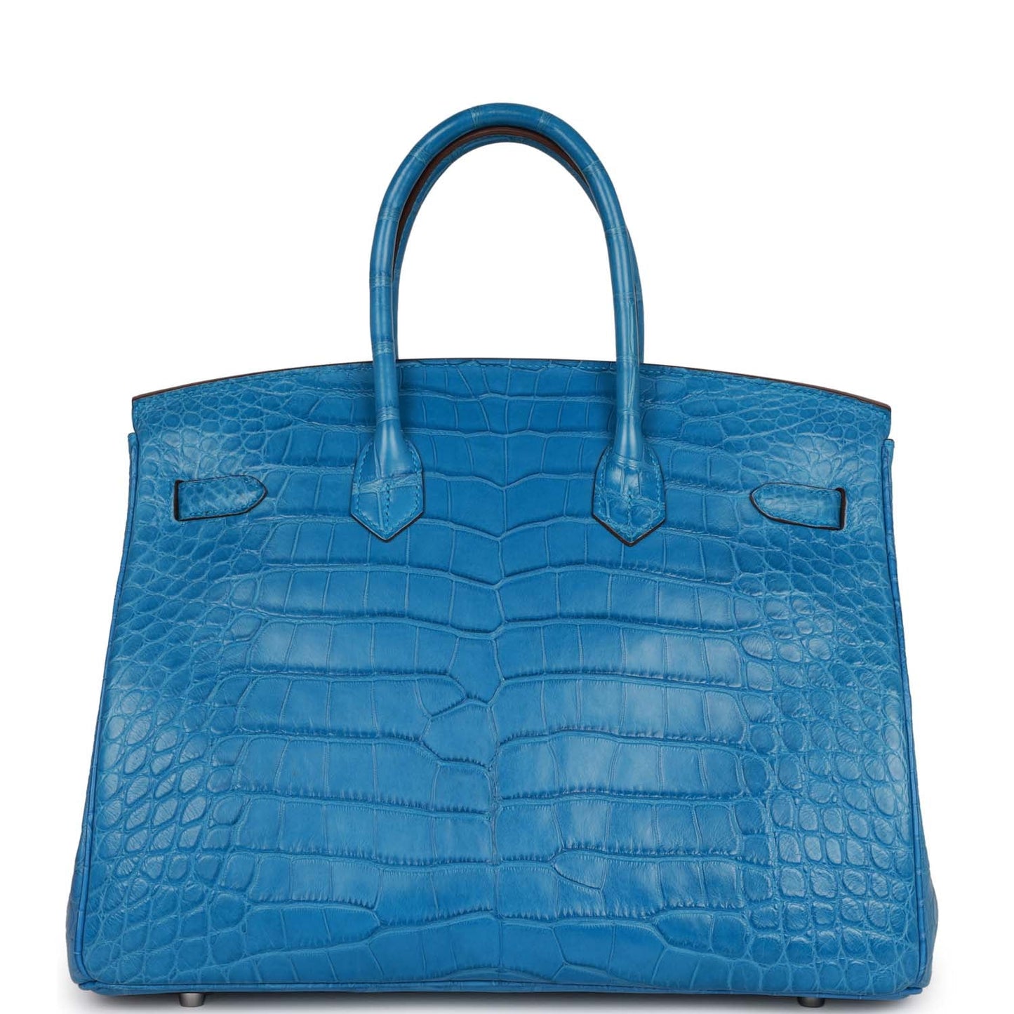 Hermes Birkin 35 Mykonos Matte Alligator Palladium Hardware