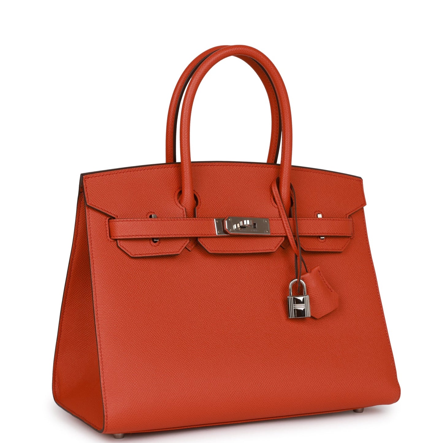 Hermes Birkin Sellier 30 Terre Battue Epsom Palladium Hardware