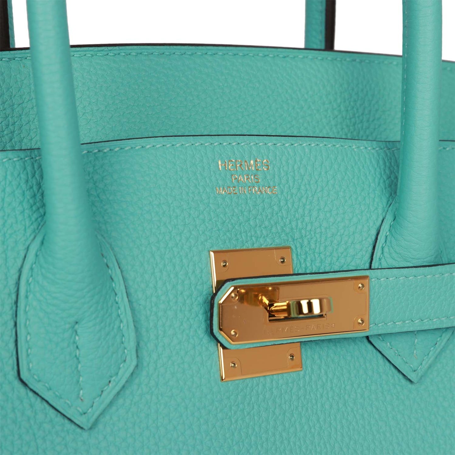 Hermes Birkin 35 Bleu Atoll Togo Gold Hardware