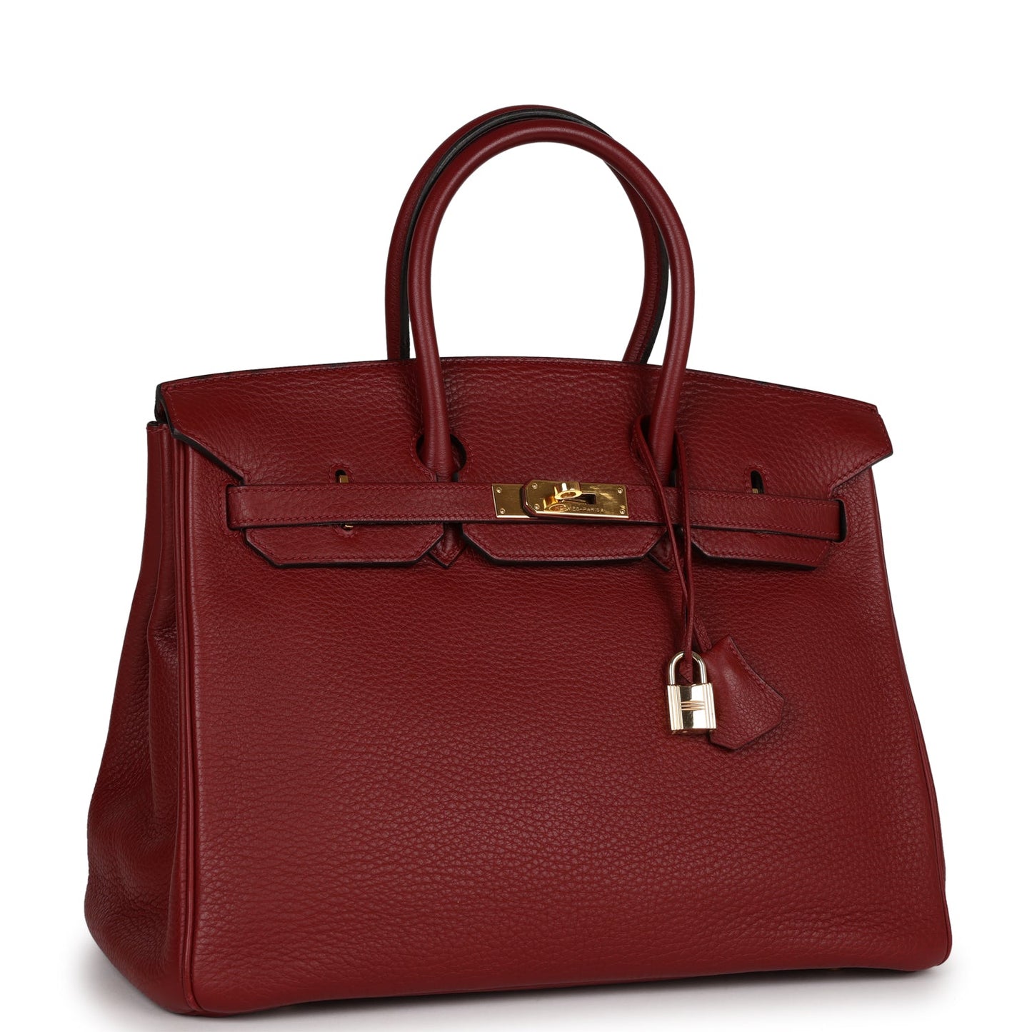 Hermes Birkin 35 Rouge H Togo Gold Hardware