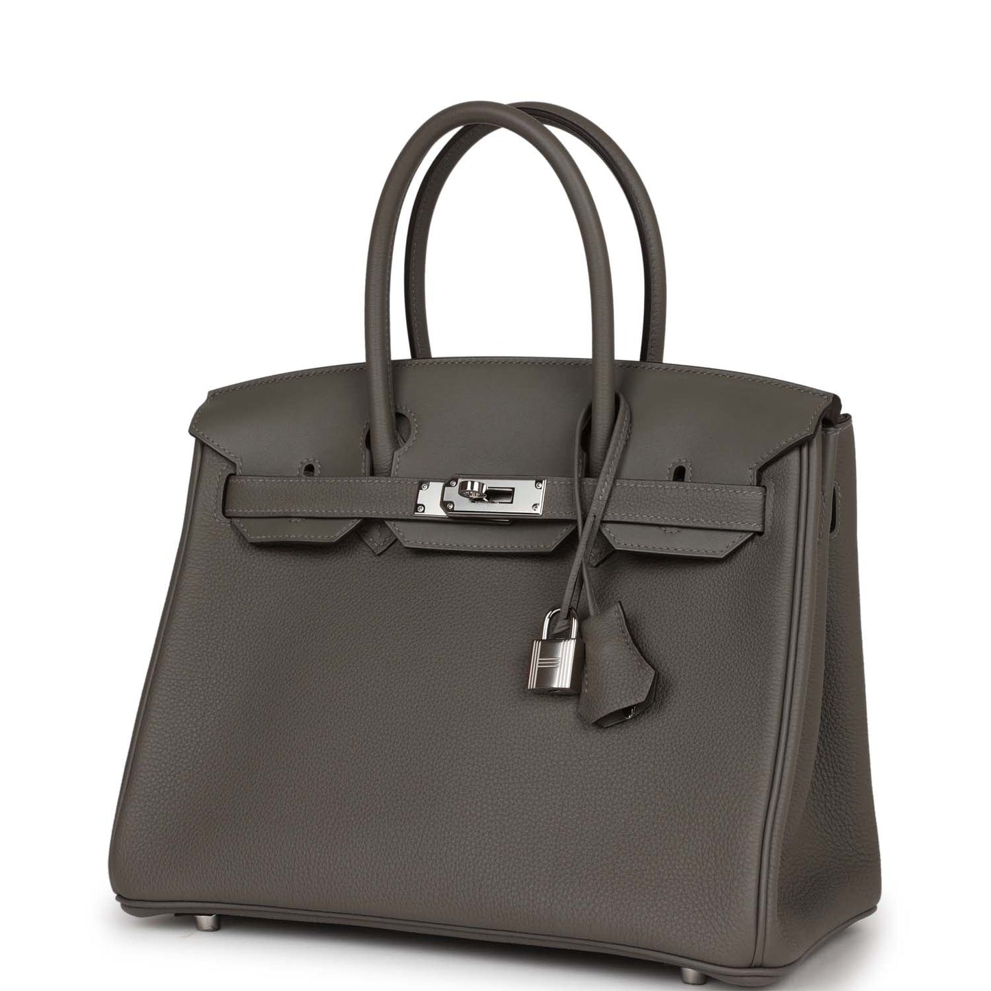 Hermes 3 En 1 Birkin 30 Gris Meyer Togo and Swift Palladium Hardware