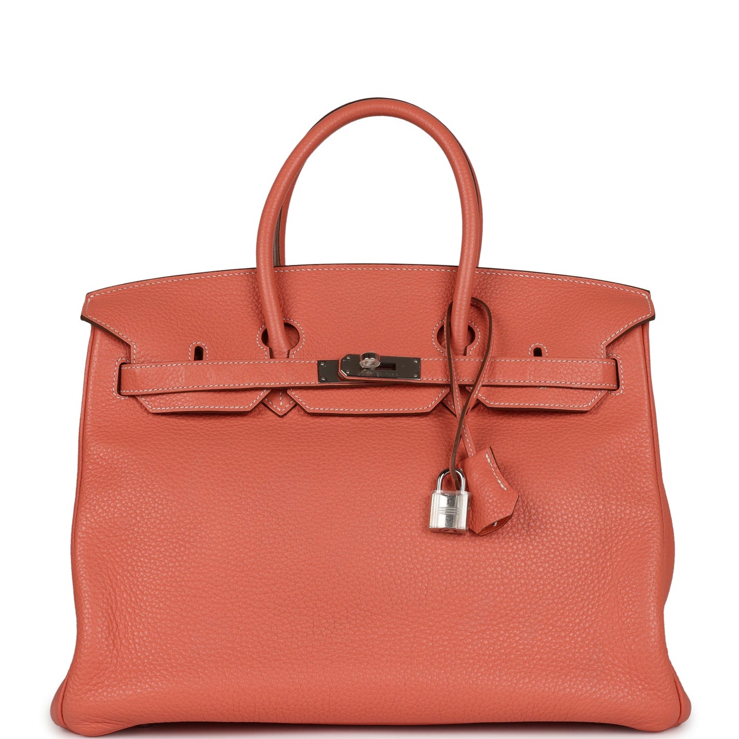 Hermes Birkin 35 Crevette Clemence Palladium Hardware